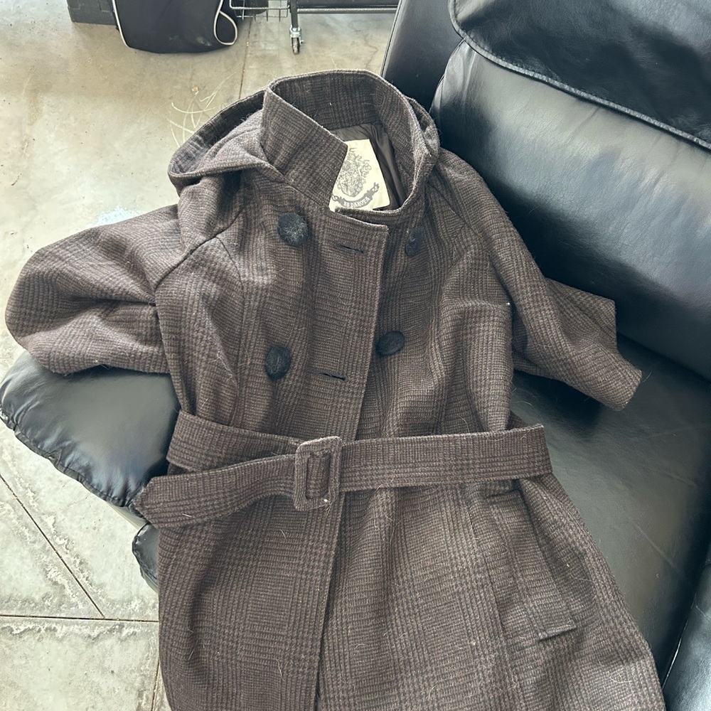 BB Dakota short sleeve cape trench coat
